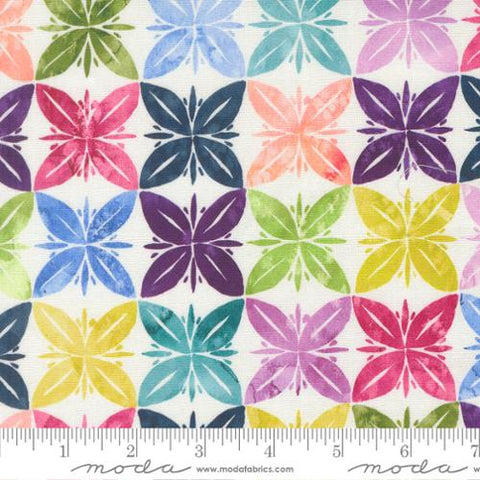 Slow Stroll Canvas in Rainbow-- Soulstice by Create Joy Project for Moda Fabrics