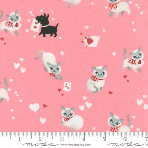 Kitty Novelty Dogs in Ballerina -- Funny Valentine  by Lizzy House -- Moda Fabrics