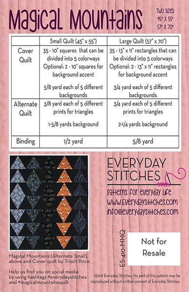 Magical Mountains -- EVERYDAY STITCHES