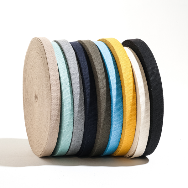 1.25 Inch Navy Blue Heavy Cotton Webbing Strap