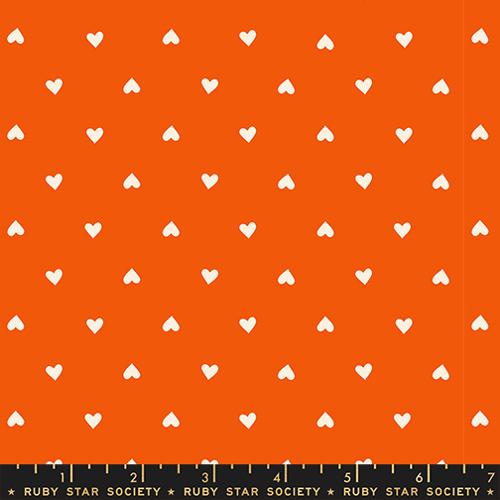 Hearts Basics in Goldfish -- Trinketry by Melody Miller -- Ruby Star Society -- Moda Fabrics