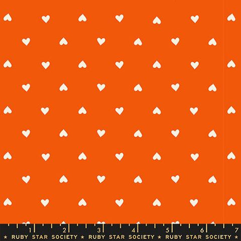Hearts Basics in Goldfish -- Trinketry by Melody Miller -- Ruby Star Society -- Moda Fabrics