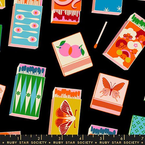 Matchmaker in Black -- Trinketry by Melody Miller -- Ruby Star Society -- Moda Fabrics