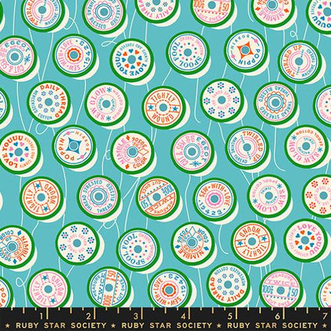 Spools in Turquoise -- Trinketry by Melody Miller -- Ruby Star Society -- Moda Fabrics