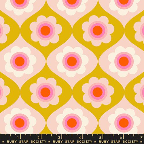 Trinketry Floral in Goldenrod -- Trinketry by Melody Miller -- Ruby Star Society -- Moda Fabrics