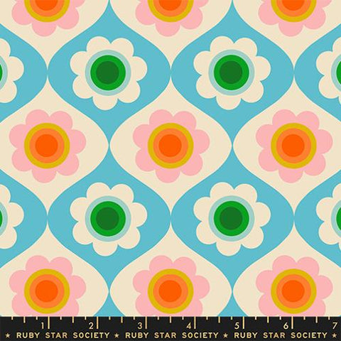 Trinketry Floral in Turquoise -- Trinketry by Melody Miller -- Ruby Star Society -- Moda Fabrics