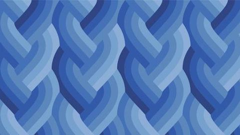 Echo Braid Royal Blue -- Emily Van Hoff for Moda Fabrics