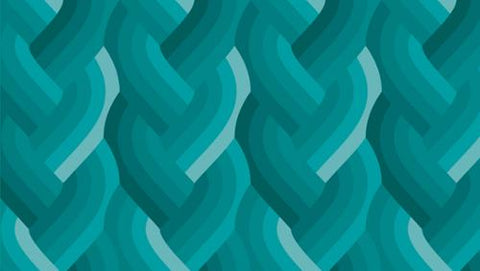 Echo Braid Teal  -- Emily Van Hoff for Moda Fabrics