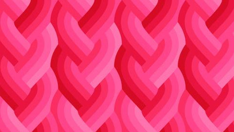 Echo Braid Dark Pink -- Emily Van Hoff for Moda Fabrics
