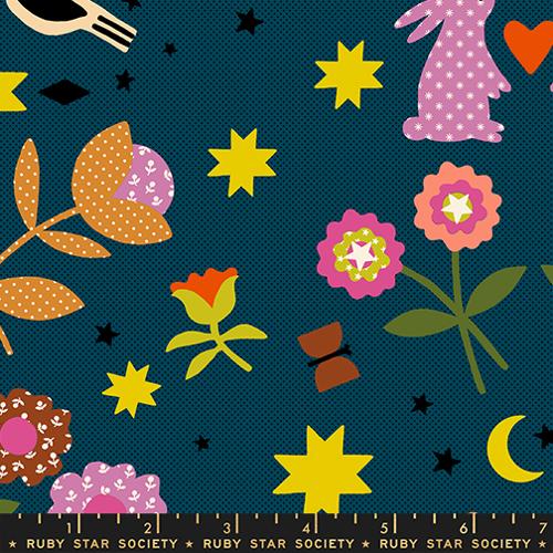 Mystic Fable Novelty Applique in Galaxy --  Mystic Fable by Alexia Abegg -- Ruby Star Society -- Moda Fabrics