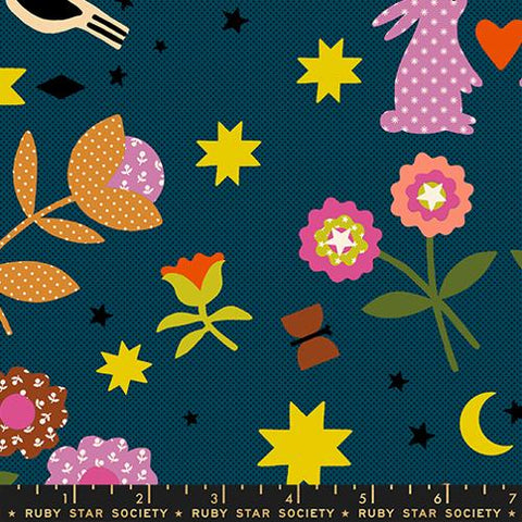 Mystic Fable Novelty Applique in Galaxy --  Mystic Fable by Alexia Abegg -- Ruby Star Society -- Moda Fabrics