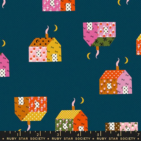 Little House in Galaxy --  Mystic Fable by Alexia Abegg -- Ruby Star Society -- Moda Fabrics