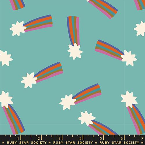 Shooting Star in Cottage Blue  --  Mystic Fable by Alexia Abegg -- Ruby Star Society -- Moda Fabrics