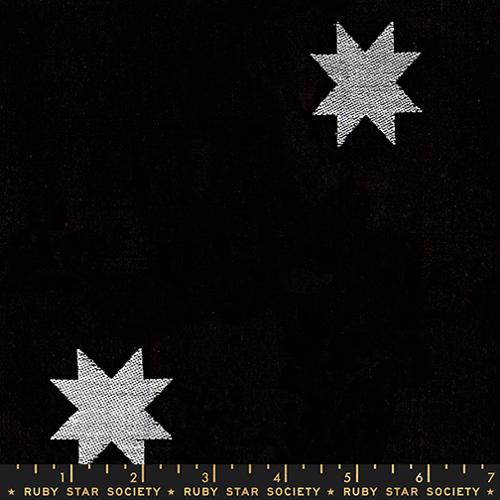 Quilt Star in Black --  Mystic Fable Warp & Weft by Alexia Abegg -- Ruby Star Society -- Moda Fabrics