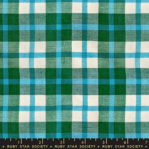 Juliet Plaid in Jade --  Mystic Fable Warp & Weft by Alexia Abegg -- Ruby Star Society -- Moda Fabrics