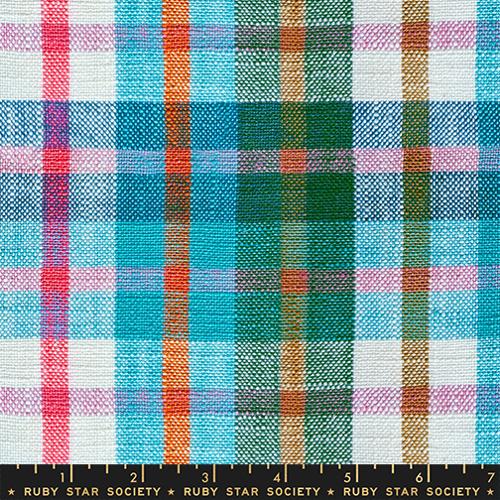 Capelet Plaid Chore Coat in Jade --  Mystic Fable Warp & Weft by Alexia Abegg -- Ruby Star Society -- Moda Fabrics