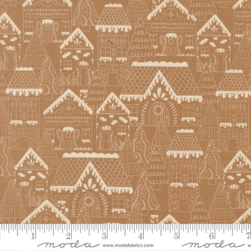 Gingerbread Lane Landscape  in Cocoa -- Gingerbread Lane by Kiley's Quilt Room -- Moda Fabrics