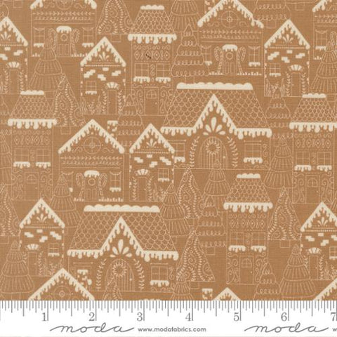 Gingerbread Lane Landscape  in Cocoa -- Gingerbread Lane by Kiley's Quilt Room -- Moda Fabrics