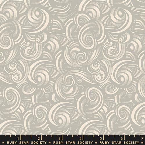 Smoke Blenders Swirls in Oyster -- Fireglow by Sarah Watts --  Ruby Star Society -- Moda Fabrics