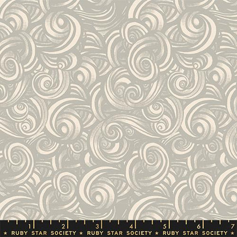 Smoke Blenders Swirls in Oyster -- Fireglow by Sarah Watts --  Ruby Star Society -- Moda Fabrics