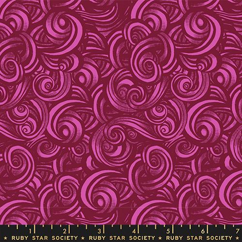 Smoke Blenders Swirls in Rose -- Fireglow by Sarah Watts --  Ruby Star Society -- Moda Fabrics