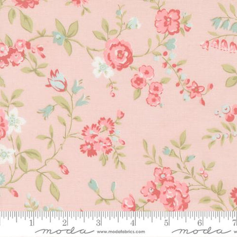 Main Floral in Pink -- Abide by Brenda Riddle Designs for Moda Fabrics