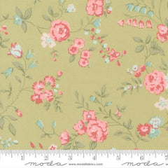 Main Floral inLight Green -- Abide by Brenda Riddle Designs for Moda Fabrics