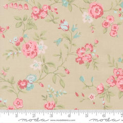Main Floral in Stone -- Abide by Brenda Riddle Designs for Moda Fabrics