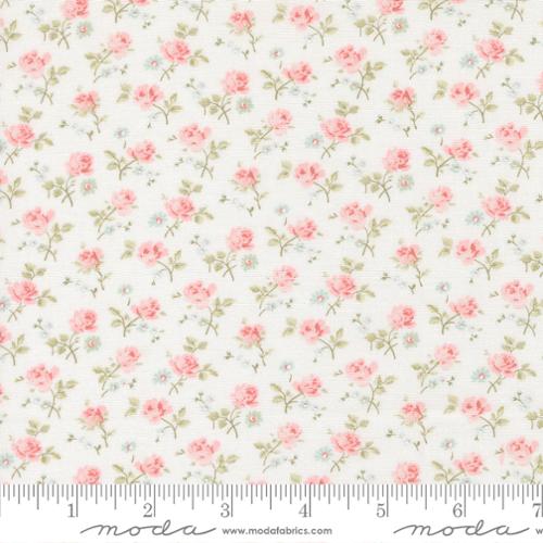 Field Floral in Linen White -- Abide by Brenda Riddle Designs for Moda Fabrics