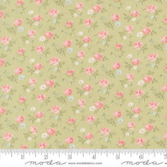 Field Floral in Light Green -- Abide by Brenda Riddle Designs for Moda Fabrics