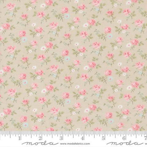 Field Floral in Stone -- Abide by Brenda Riddle Designs for Moda Fabrics