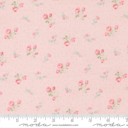 Small Floral Dots in Pink -- Abide by Brenda Riddle Designs for Moda Fabrics