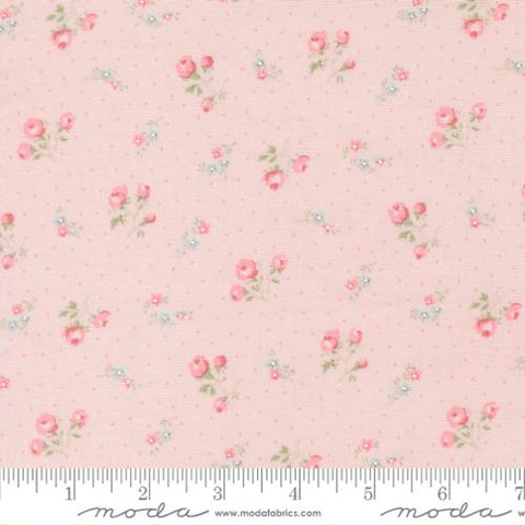 Small Floral Dots in Pink -- Abide by Brenda Riddle Designs for Moda Fabrics