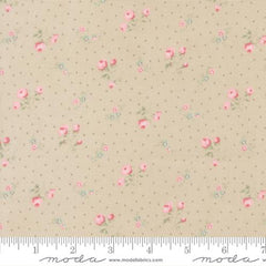 Small Floral Dots in Stone -- Abide by Brenda Riddle Designs for Moda Fabrics