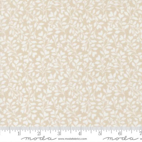 Hearts and Leaves in Stone -- Abide by Brenda Riddle Designs for Moda Fabrics