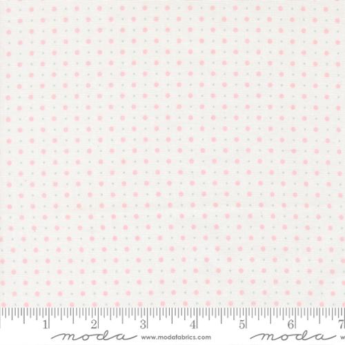 Dots Dots in Linen White -- Abide by Brenda Riddle Designs for Moda Fabrics