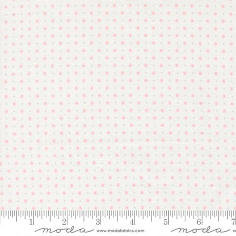Dots Dots in Linen White -- Abide by Brenda Riddle Designs for Moda Fabrics