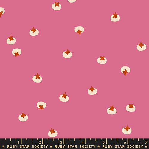 Persimmon Hibiscus --  Persimmon -- Rashida Coleman Hale for Ruby Star Society -- Moda Fabrics