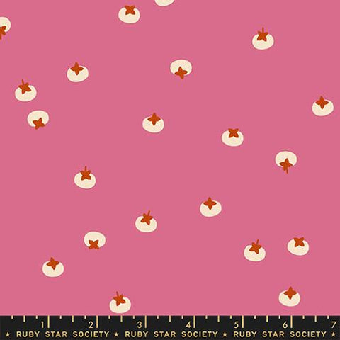 Persimmon Hibiscus --  Persimmon -- Rashida Coleman Hale for Ruby Star Society -- Moda Fabrics