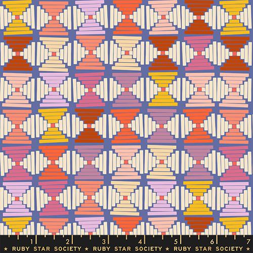 Courthouse Steps in Twilight --  Persimmon -- Rashida Coleman Hale for Ruby Star Society -- Moda Fabrics