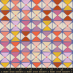 Courthouse Steps in Twilight --  Persimmon -- Rashida Coleman Hale for Ruby Star Society -- Moda Fabrics