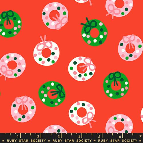 Bough Down in Lollipop --- Merry Happy by Kim Kight --  Ruby Star Society -- Moda Fabrics