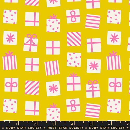 Secret Santa in Golden Hour --- Merry Happy by Kim Kight --  Ruby Star Society -- Moda Fabrics