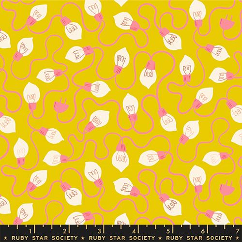 High Strung in Metal Golden Hour --- Merry Happy by Kim Kight --  Ruby Star Society -- Moda Fabrics