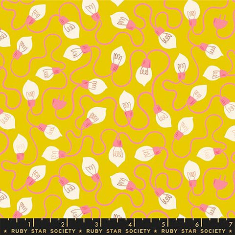 High Strung in Metal Golden Hour --- Merry Happy by Kim Kight --  Ruby Star Society -- Moda Fabrics