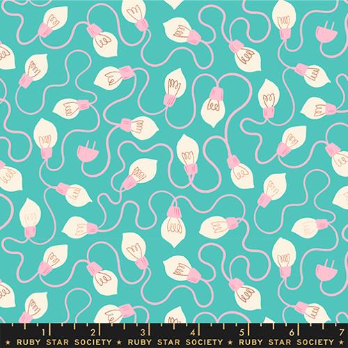 High Strung in Metallic Iceberg --- Merry Happy by Kim Kight --  Ruby Star Society -- Moda Fabrics