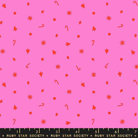 Christmas Confetti in Lipstick --- Merry Happy by Kim Kight --  Ruby Star Society -- Moda Fabrics