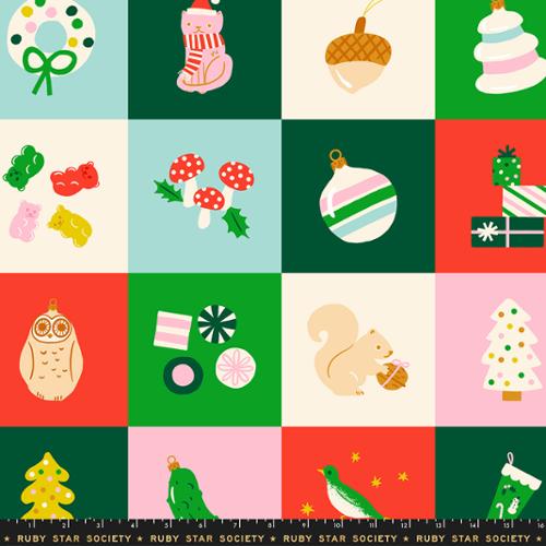 Merry Happy Panel --- Merry Happy by Kim Kight --  Ruby Star Society -- Moda Fabrics