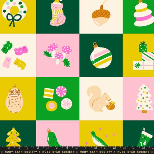Merry Happy Panel --- Merry Happy by Kim Kight --  Ruby Star Society -- Moda Fabrics