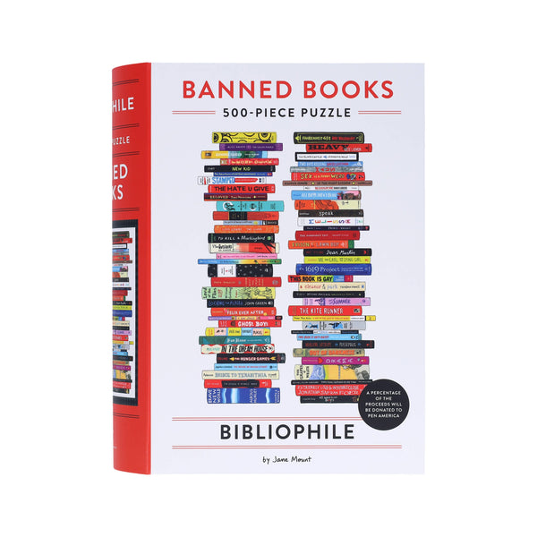 Bibliophile Banned Books 500-Piece Puzzle
